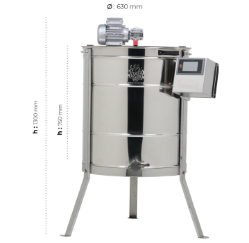 4 Waben Selbstwendeschleuder mit Motor Vollautomatik – Touch Screen